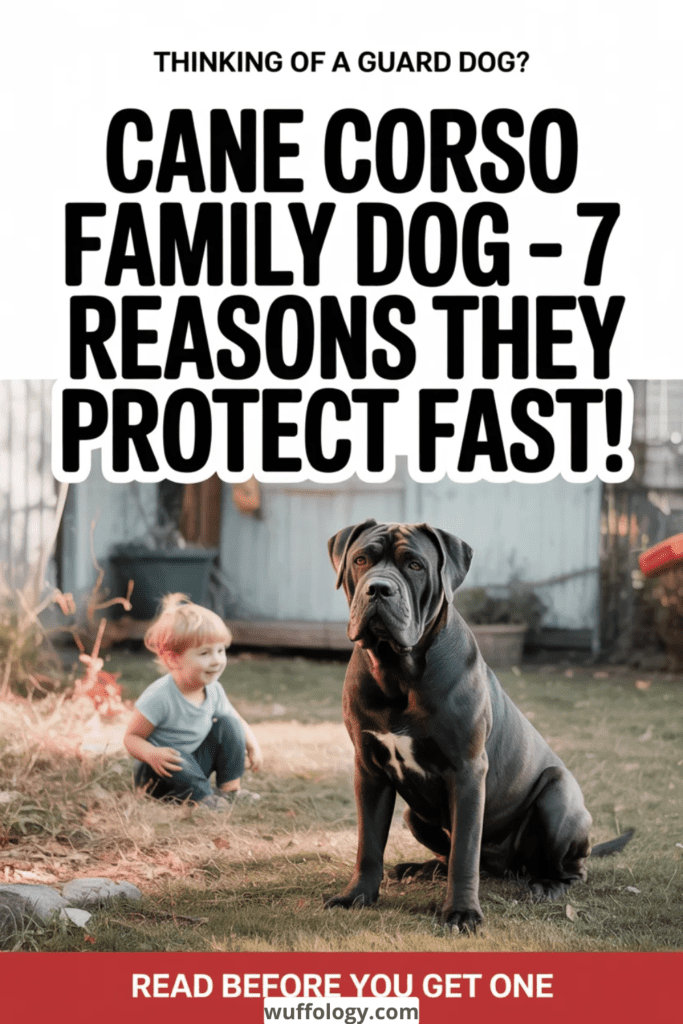 Cane Corso Family Dog: 7 Powerful Reasons They Become Loyal Protectors Fast