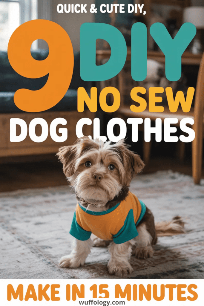 9 Adorable DIY No Sew Dog Clothes That Transform Old Clothes in Under 15 Minutes