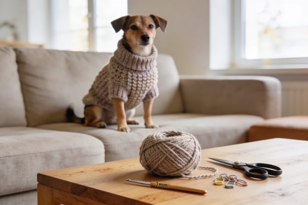 Easy Crochet Dog Sweater Free Pattern That Even Beginners Can Make Today Fast and Cute