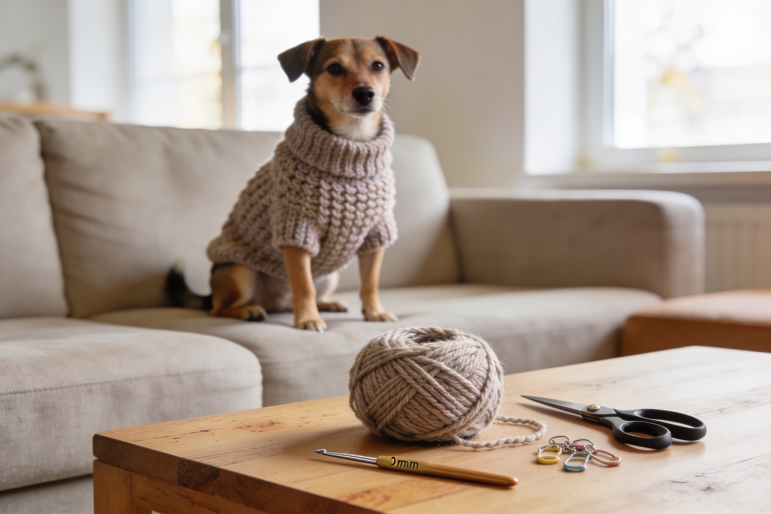Easy Crochet Dog Sweater Free Pattern That Even Beginners Can Make Today Fast and Cute