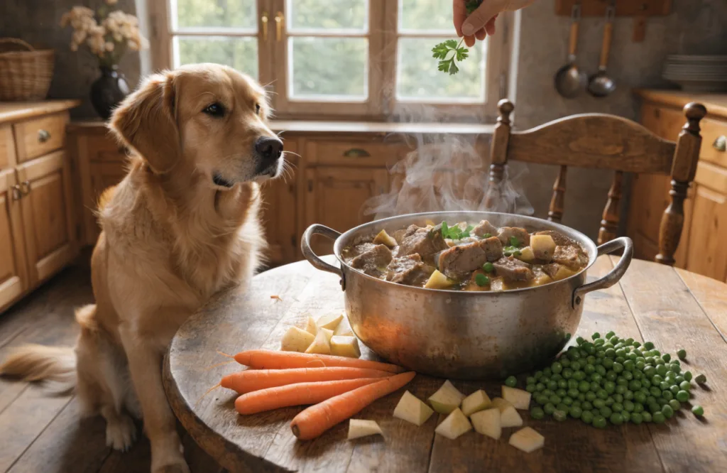 Beef and Apple Stew for Dogs: Cozy Helpers on Tap
