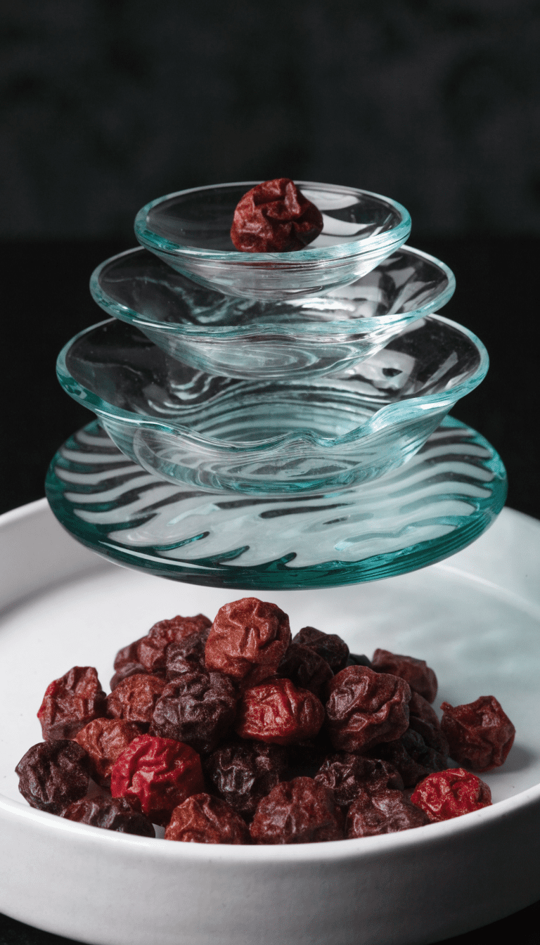 "Thermostacked calm-down training setup with treats on tray"