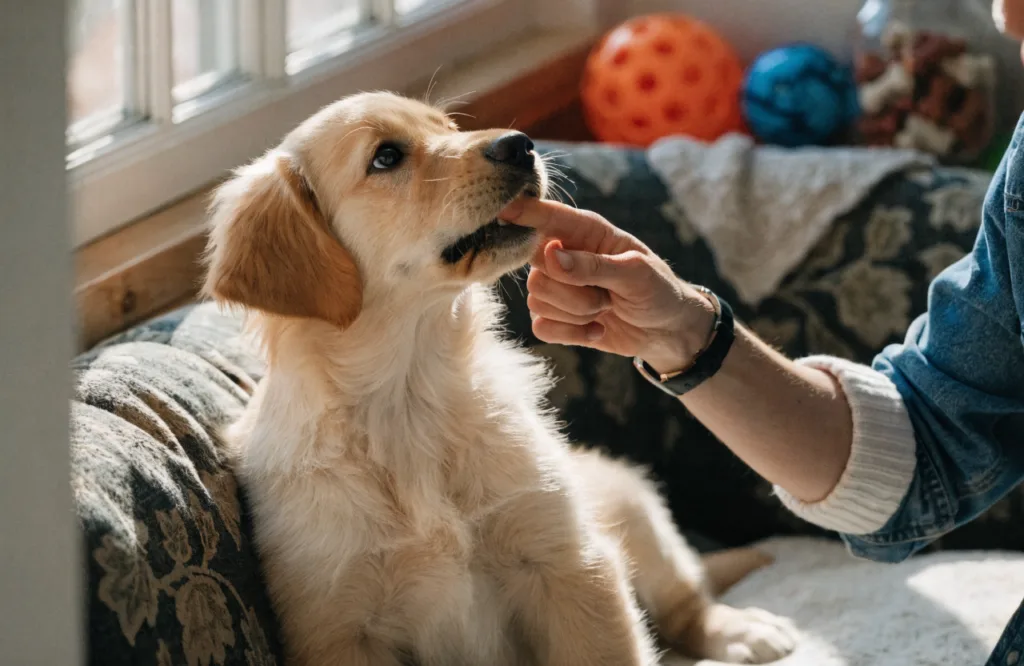 How to Stop Puppy Biting Fingers Fast Without Yelling or Punishment Now