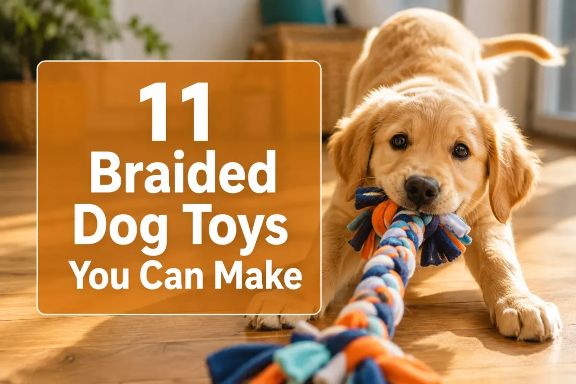 11 Braided Dog Toys You Can Make in Minutes (How to Make Braided Dog Toys at Home)