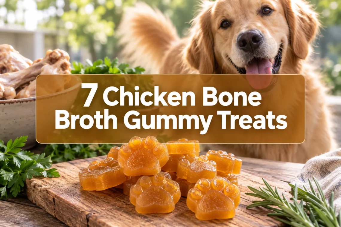 7 Irresistible Chicken Bone Broth Gummy Treats for Dogs That Support Joints Naturally