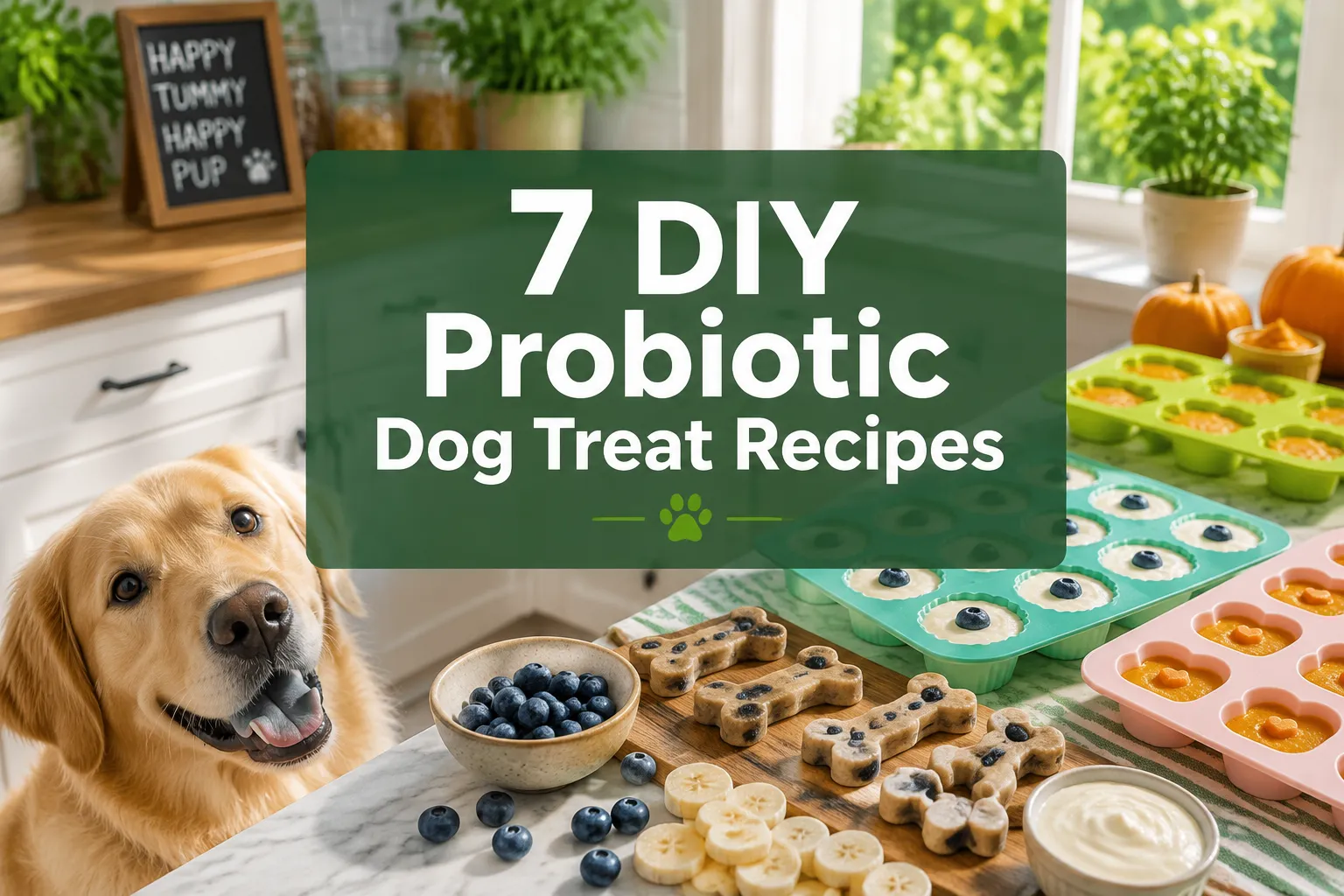 7 DIY Probiotic Dog Treat Recipes That Can Transform Your Dog's Gut Health