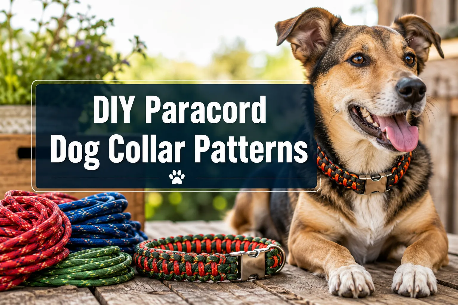 9 Clever DIY Paracord Dog Collar Patterns Even Absolute Beginners Can Make