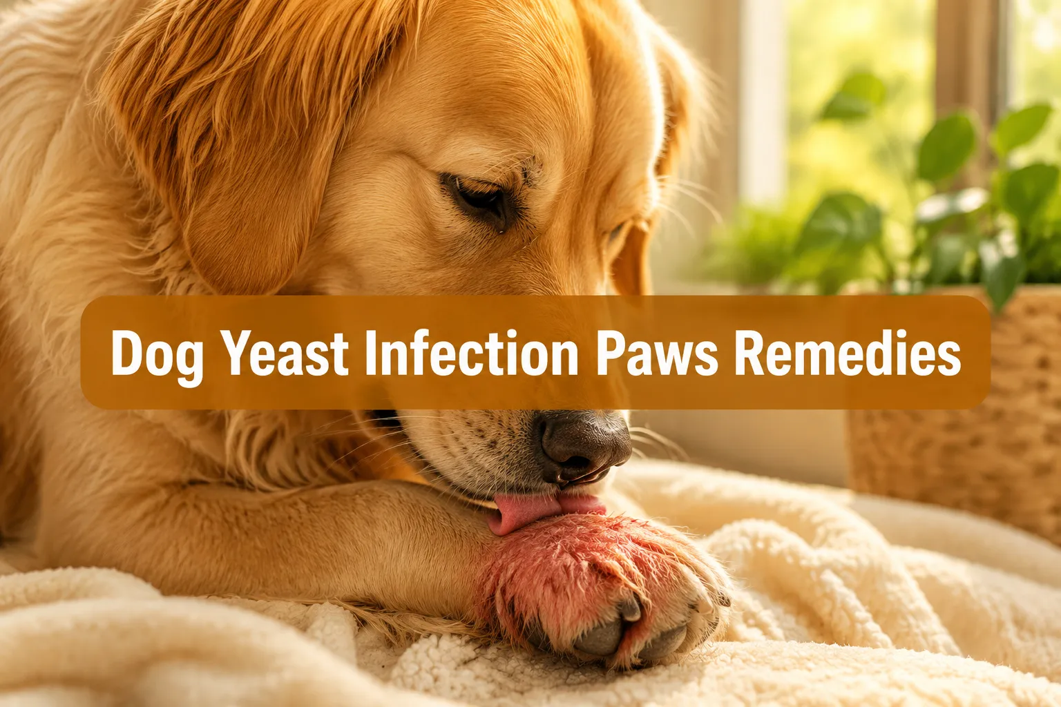 7 Powerful Dog Yeast Infection Paws Remedies That Calm Licking & Itching Fast
