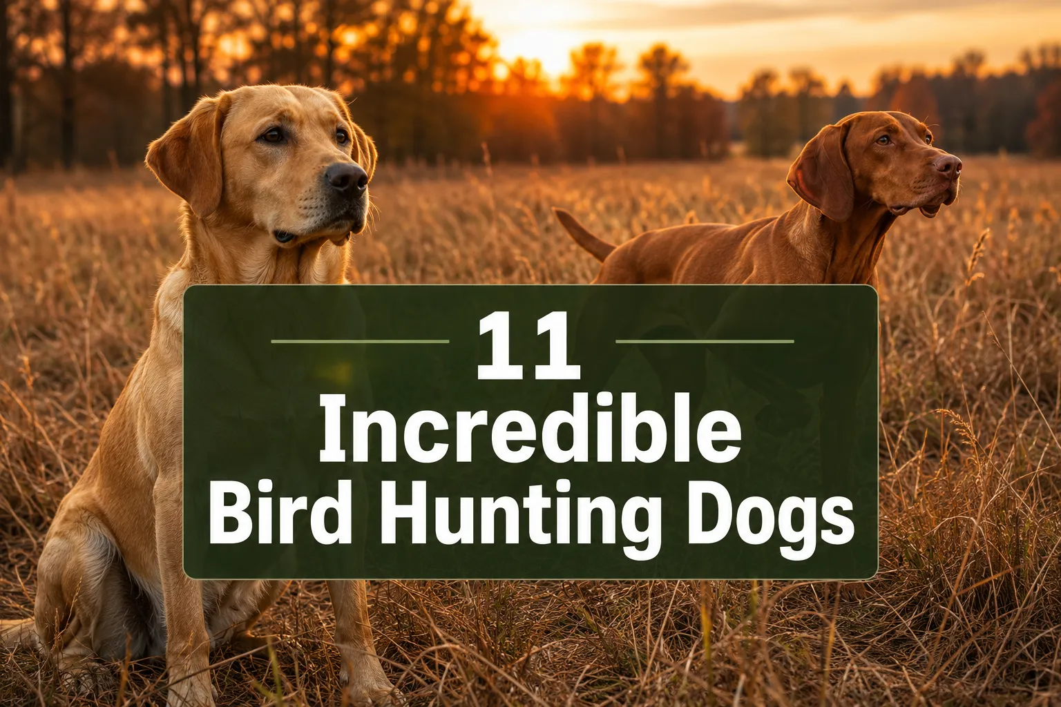 11 Incredible Bird Hunting Dogs That Outperform Every Other Breed