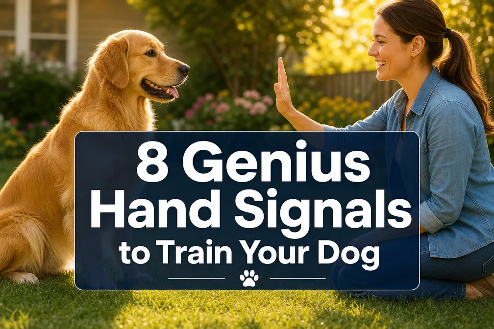 8 Genius Hand Signals to Train Your Dog Faster (Without Repeating Commands)