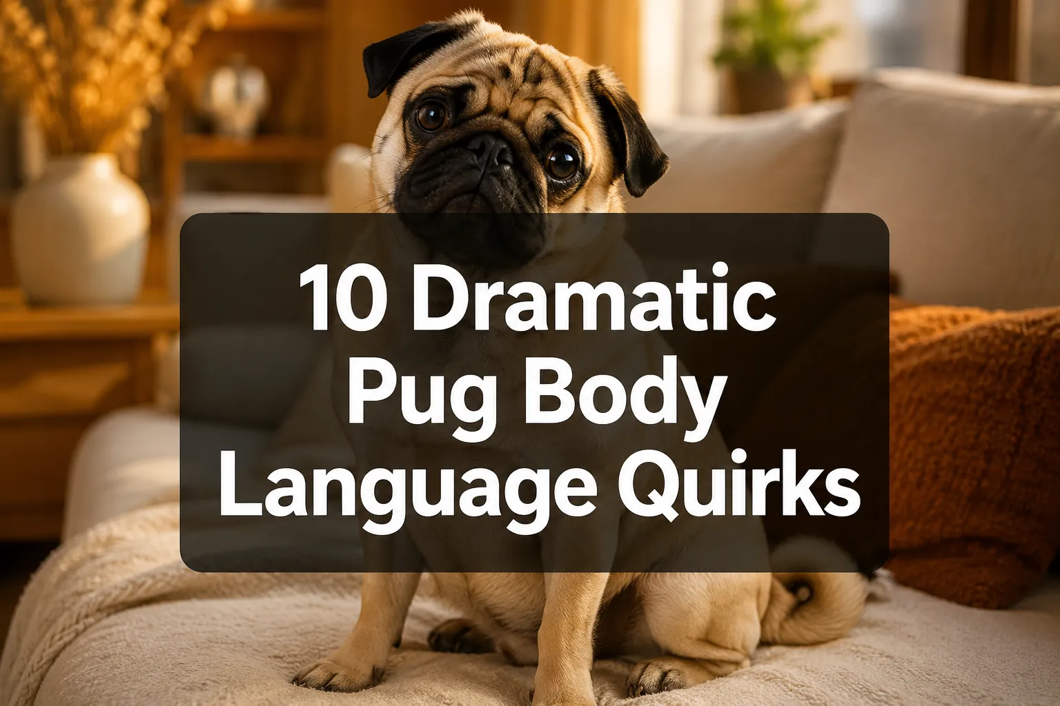 10 Dramatic Pug Body Language Quirks That Prove They Rule You (And How to Respond)