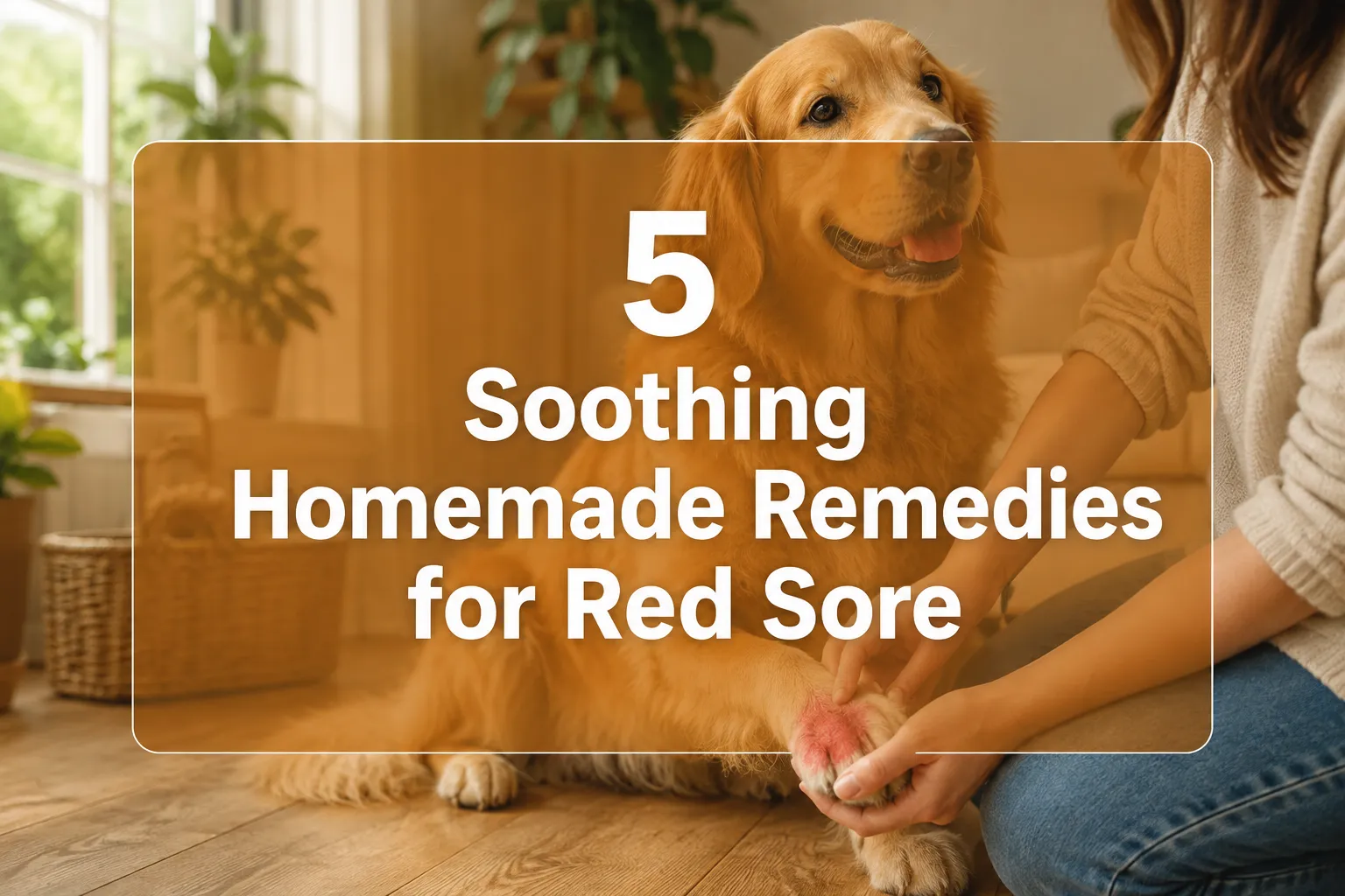 5 Soothing Homemade Remedies for Red Sore Dog Paws (Instant Relief from Obsessive Licking)