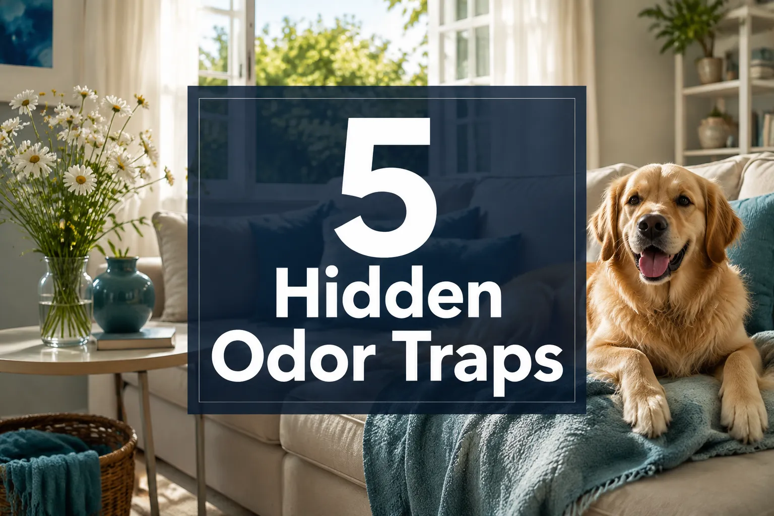 How to Keep Your House Smelling Good With a Dog: 5 Hidden Odor Traps (And The Effortless Fix)
