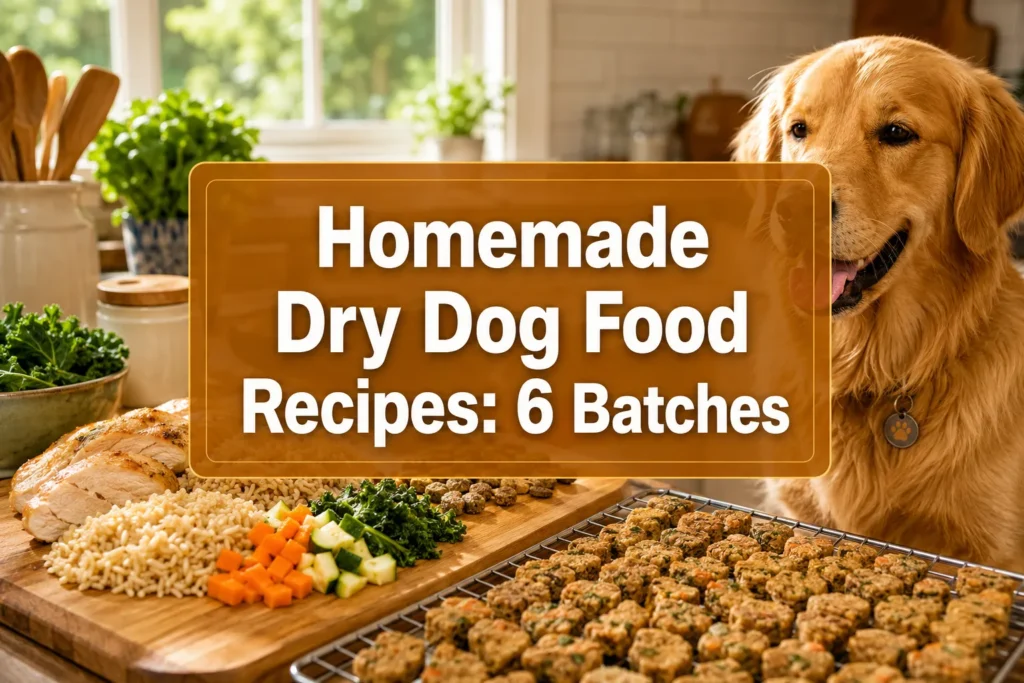 Homemade Dry Dog Food Recipes: 6 Batches That Keep 30 Days