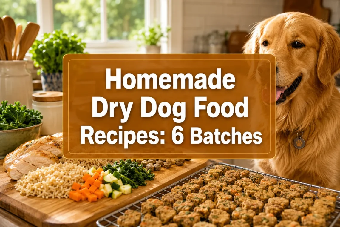 Homemade Dry Dog Food Recipes: 6 Batches That Keep 30 Days