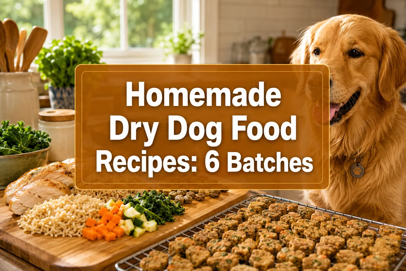 Homemade Dry Dog Food Recipes: 6 Batches That Keep 30 Days
