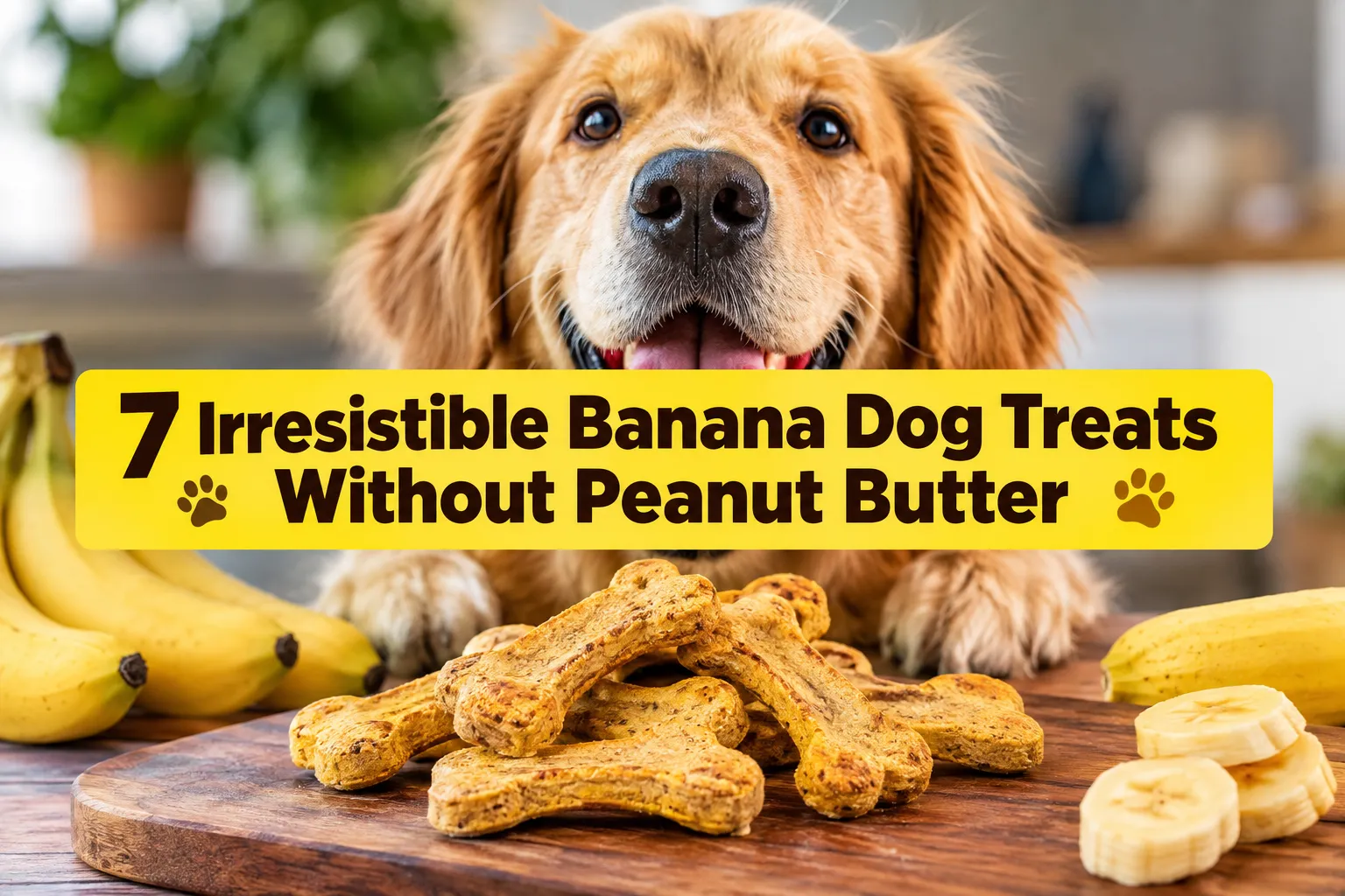 7 Irresistible Banana Dog Treats Without Peanut Butter Your Pup Will Beg For
