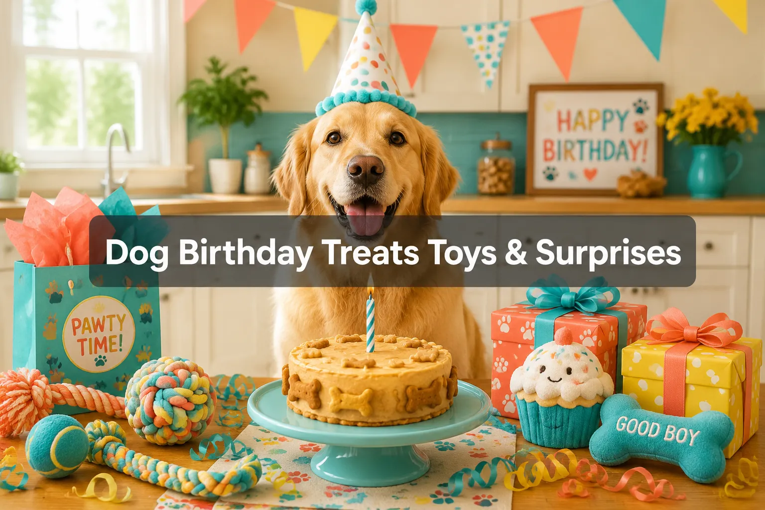 21 Fun Things to Make Your Dog for Their Birthday - Treats, Toys & Party Surprises