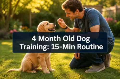 4 Month Old Dog Training: The 15-Minute Daily Routine That Makes Everything Easier