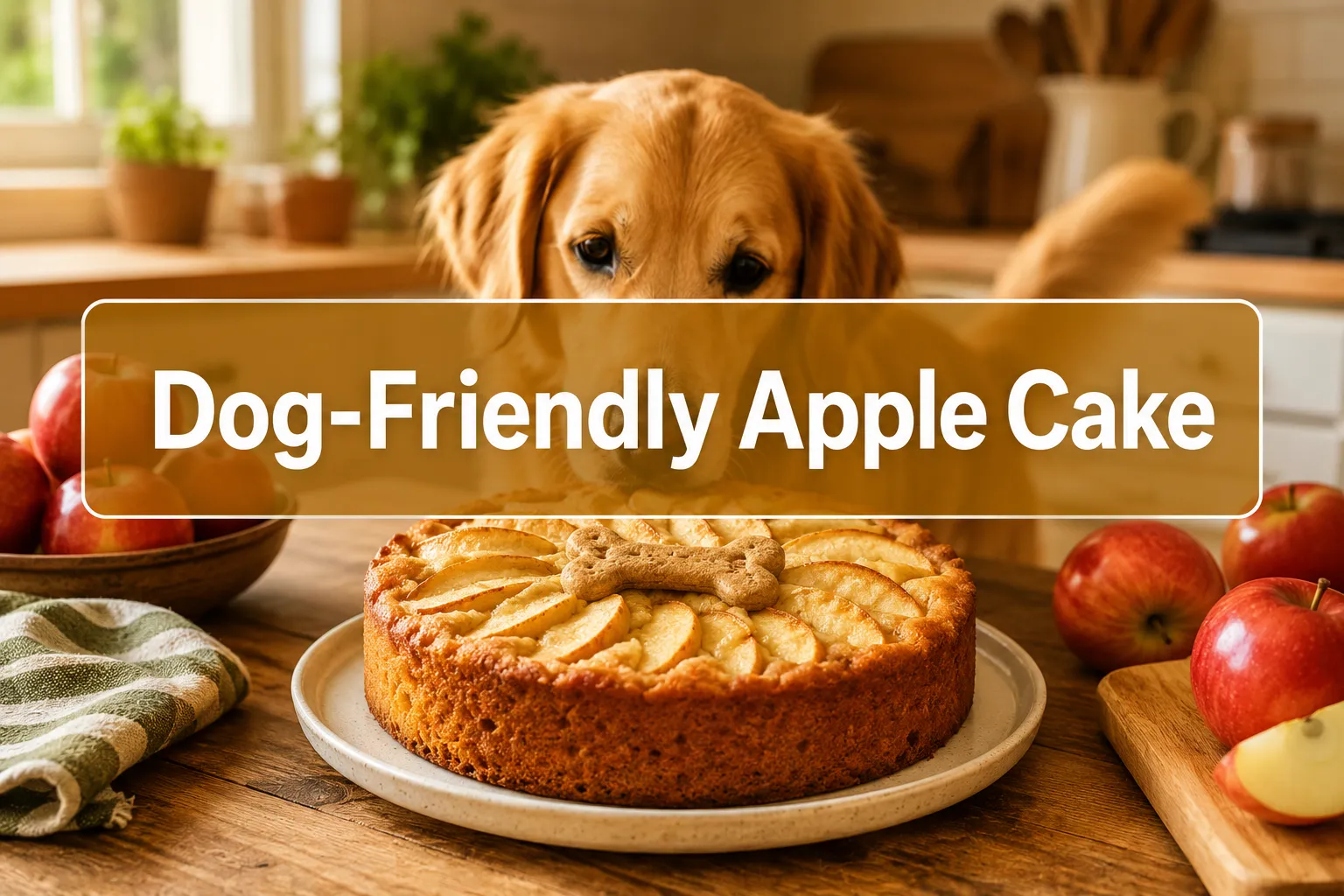 Dog-Friendly Apple Cake in 30 Minutes: A Sweet Little Treat for Birthdays & Gotcha Days