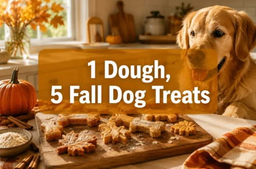 One Fall Dog Treat Dough: 5 Completely Different DIY Fall Dog Treats for Your Pup