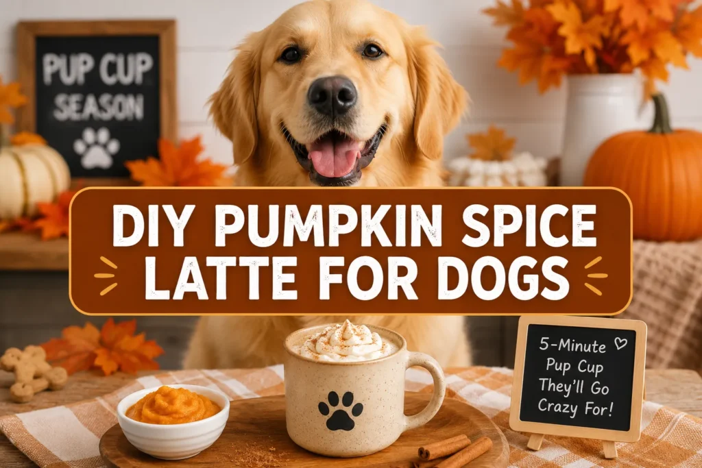 DIY Pumpkin Spice Latte for Dogs: 5-Minute Pup Cup They'll Go Crazy For