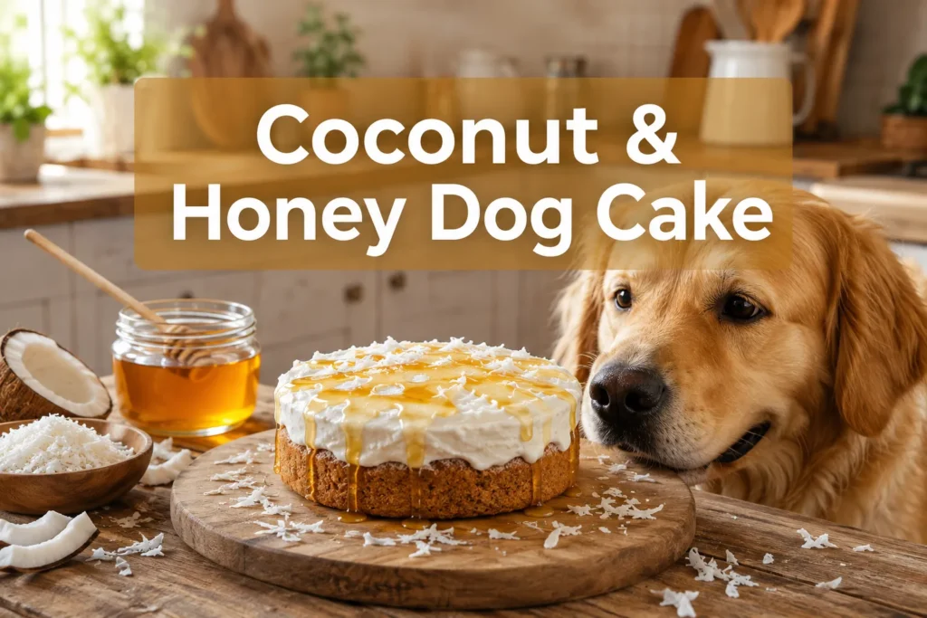 How to Make a Coconut and Honey Dog Cake Without Complicated Ingredients