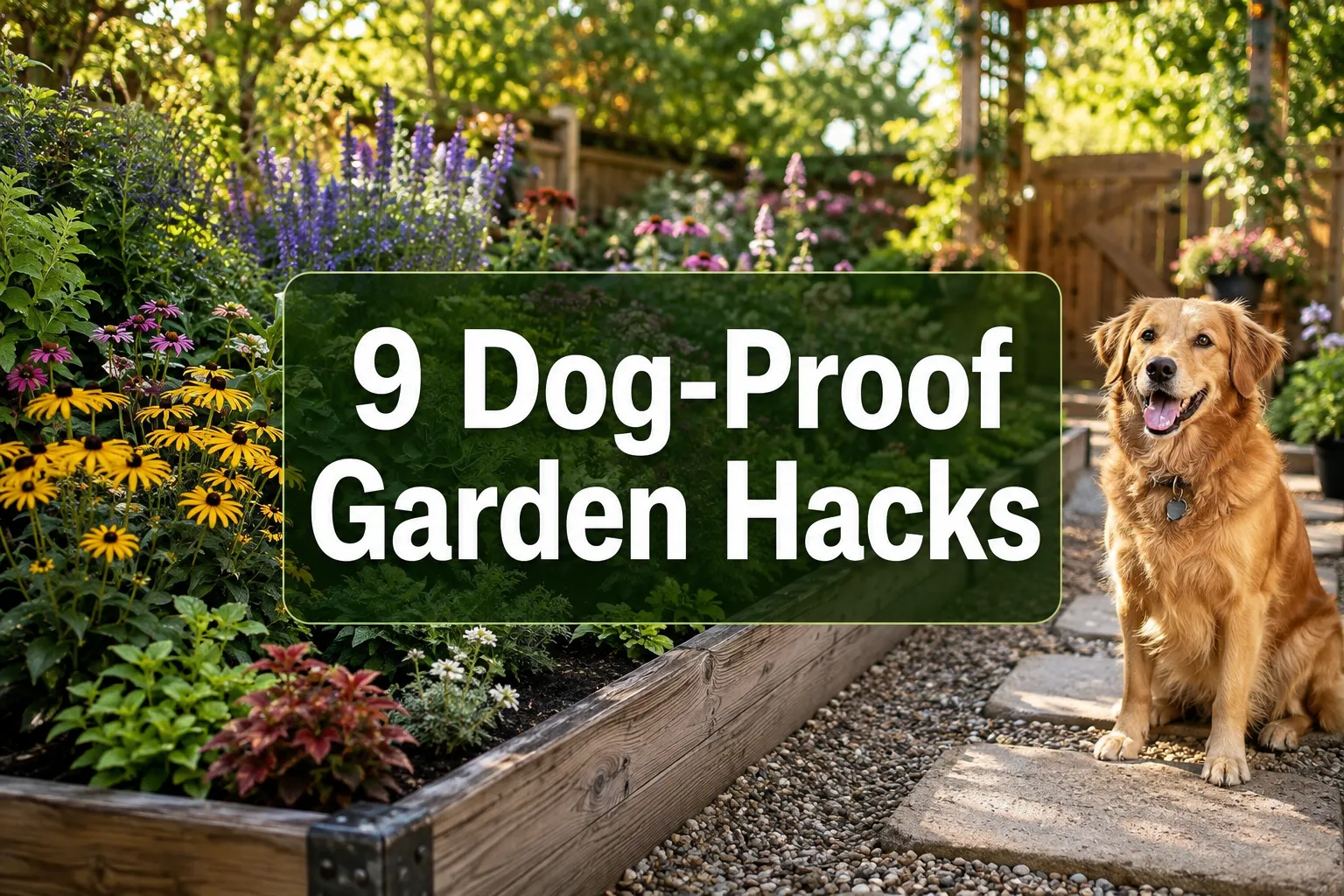 9 Dog-Proof Garden Hacks That Protect Your Plants Without Fencing Everything Off