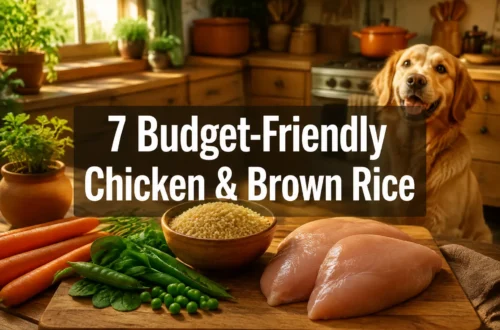 7 Budget-Friendly Homemade Dog Food Recipes Chicken Brown Rice That Stretch Your Grocery Bill