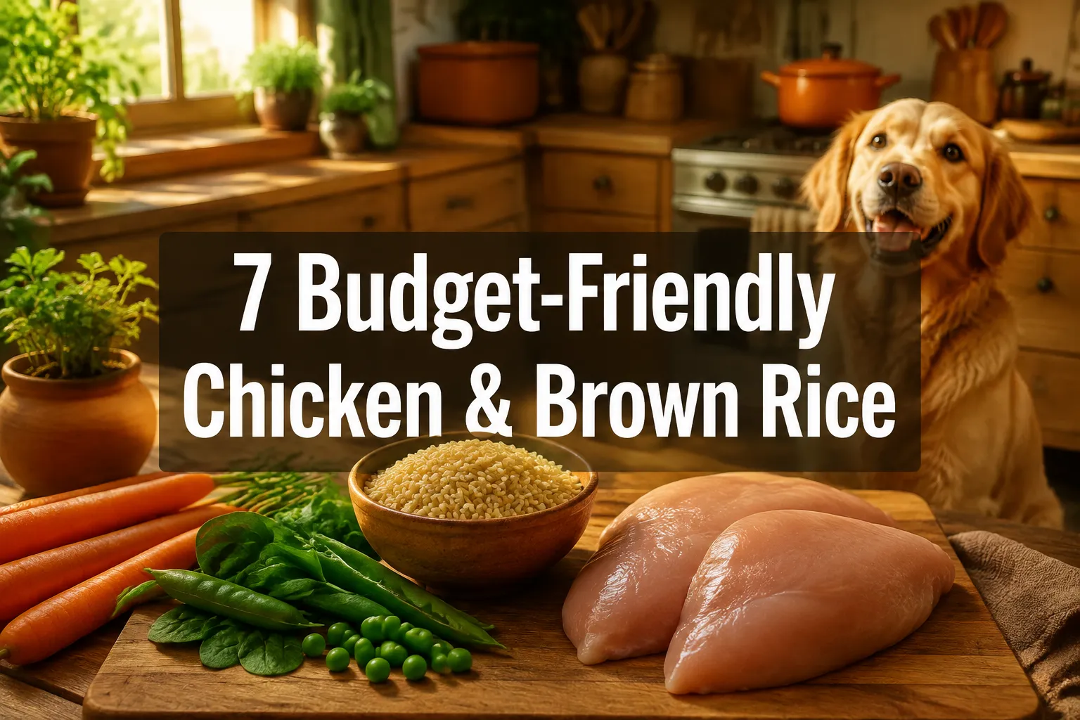 7 Budget-Friendly Homemade Dog Food Recipes Chicken Brown Rice That Stretch Your Grocery Bill