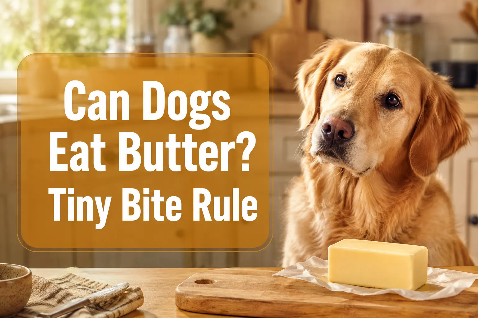 Can Dogs Eat Butter? The "Tiny Bite" Rule Most Dog Owners Get Wrong