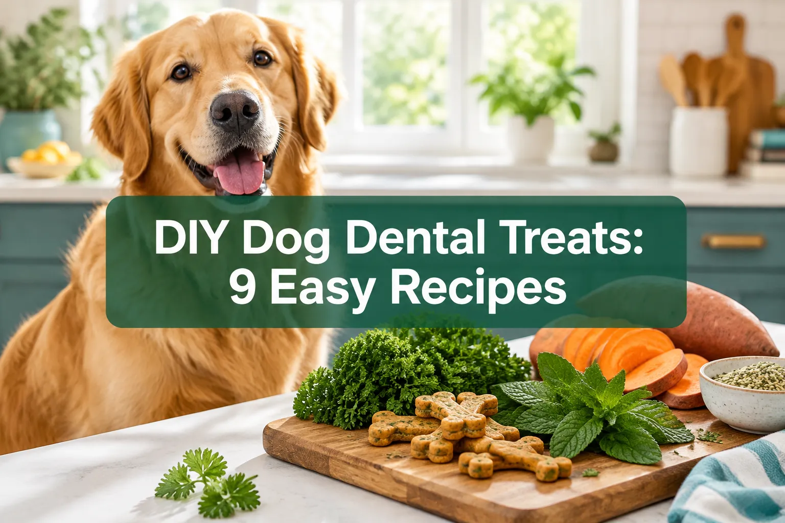 DIY Dog Dental Treats: 9 Easy Recipes for Cleaner Teeth & Fresher Breath