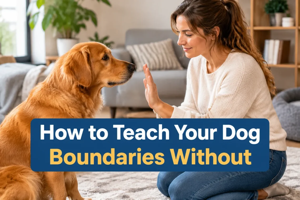 How to Teach Your Dog Boundaries Without Yelling or Punishment