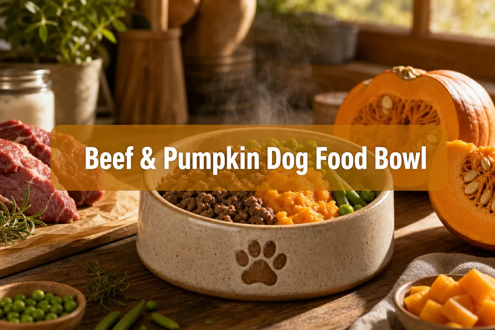 Beef & Pumpkin Dog Food: The 5-Ingredient Bowl Dogs Go Crazy For