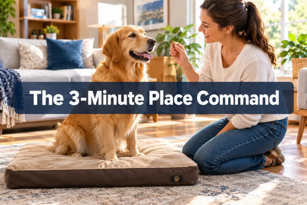 The 3-Minute "Place" Command: How to Teach Your Dog to Settle Anywhere