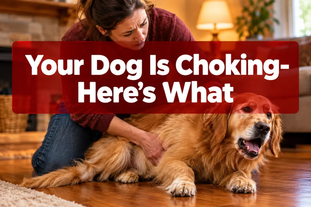 Your Dog Is Choking - Here's What to Do in the First 60 Seconds (Heimlich Maneuver for Dogs)