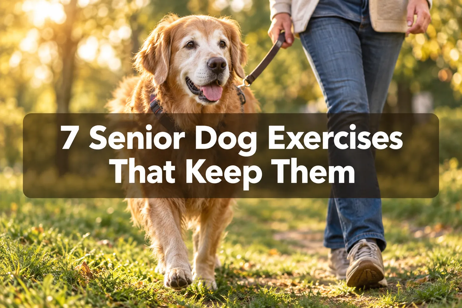 7 Senior Dog Exercises That Keep Them Moving Without Overdoing It