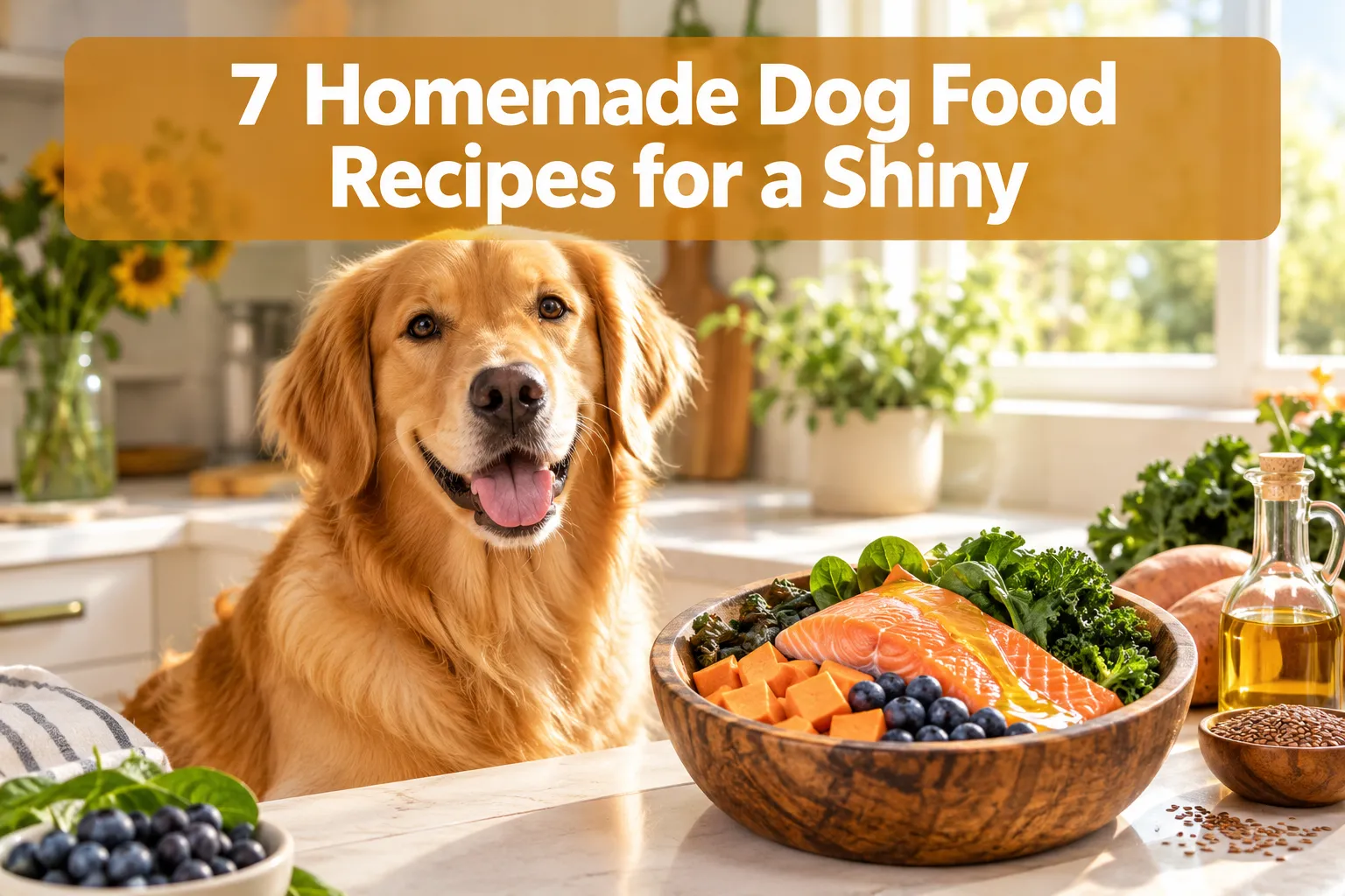 7 Homemade Dog Food Recipes for a Shiny Coat (The "Glow Bowl" Method)