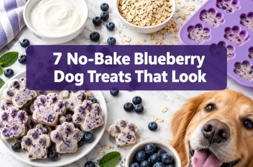 7 No-Bake Blueberry Dog Treats That Look Fancy but Take Minutes