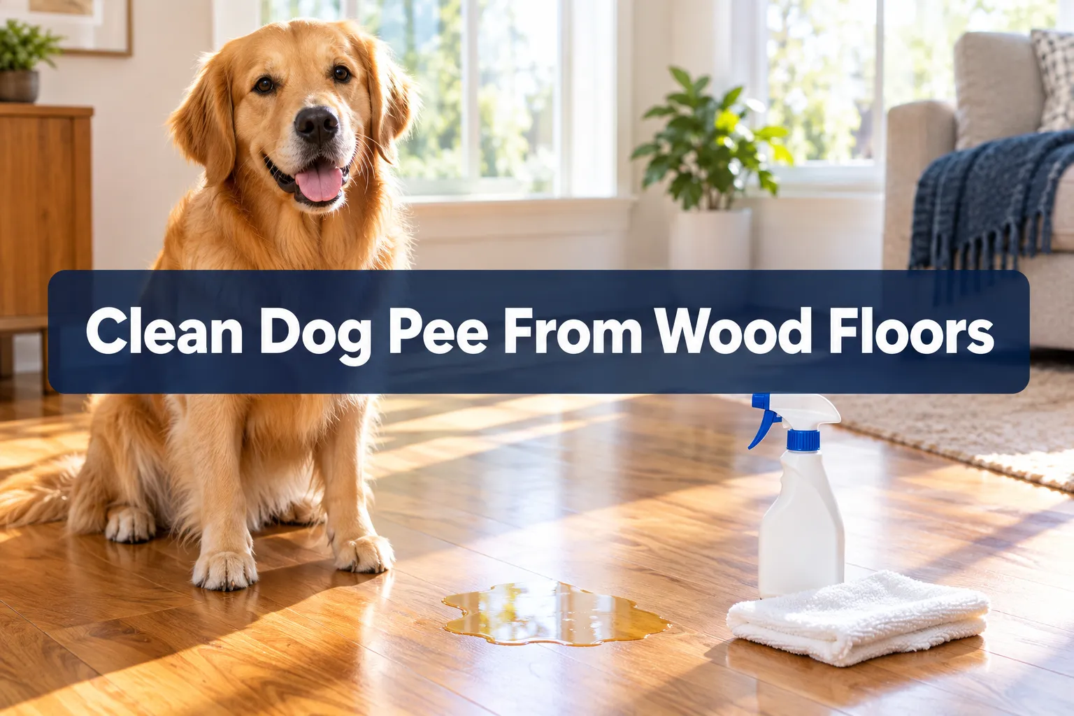 How to Clean Dog Pee Out of Wood Floors: 7 Steps That Actually Remove the Smell