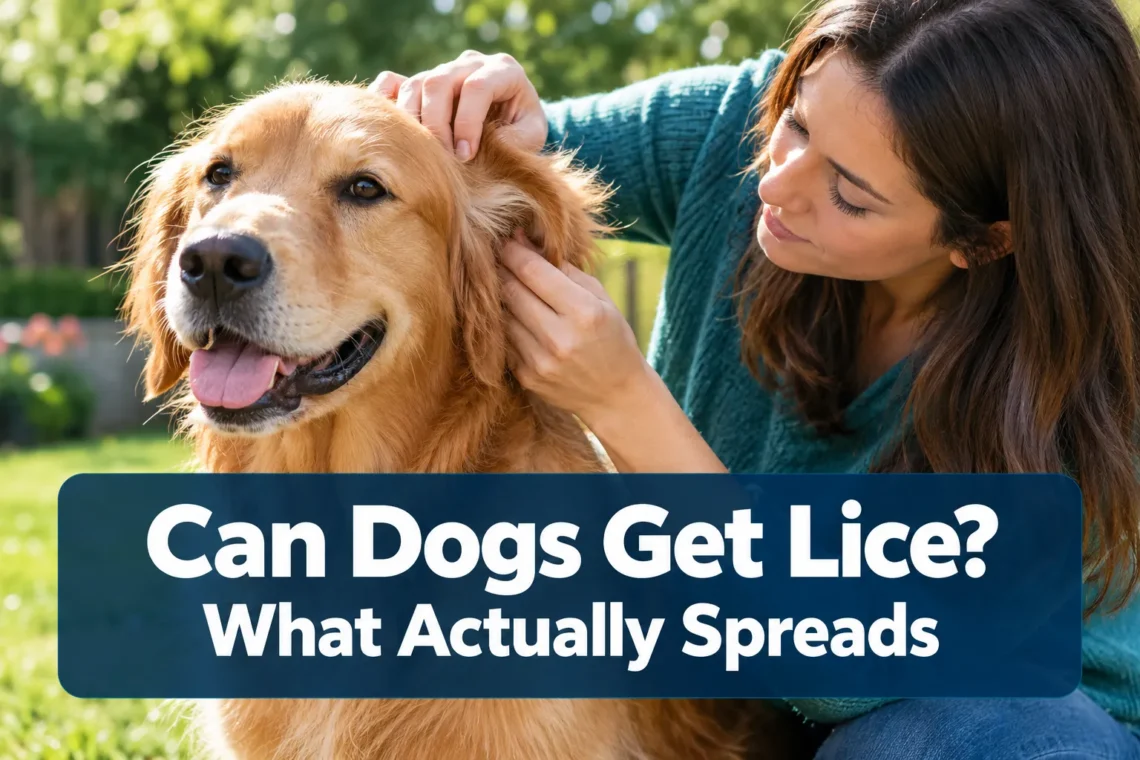 Can Dogs Get Lice? What Actually Spreads Between Dogs, Humans & Pets