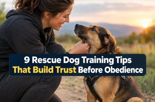 9 Rescue Dog Training Tips That Build Trust Before Obedience