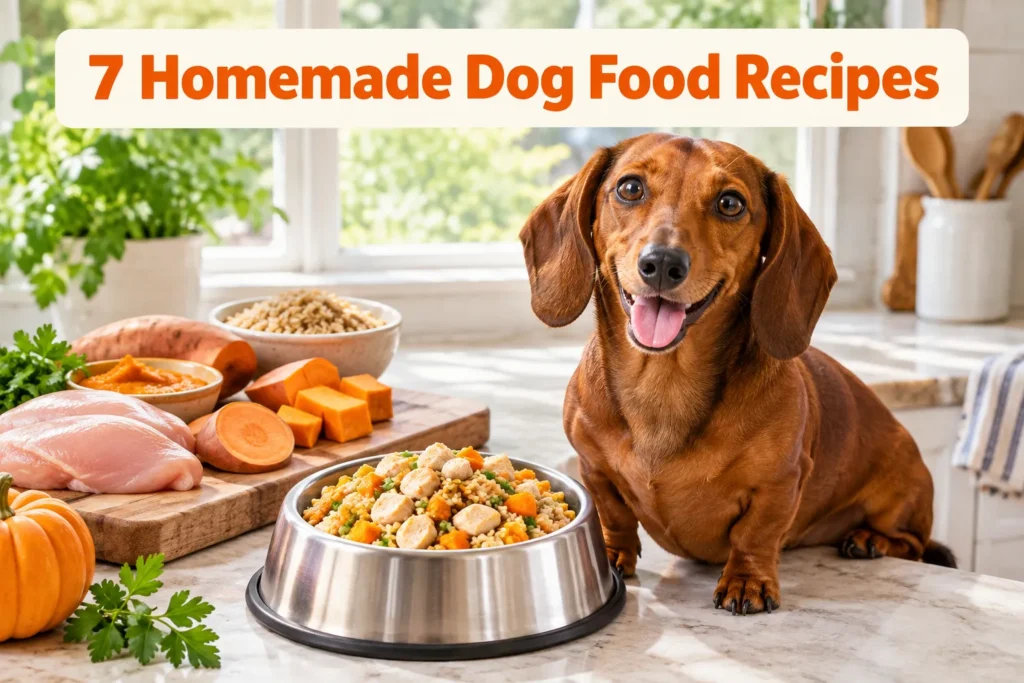 7 Homemade Dog Food Recipes for Dachshunds That Support a Healthy Weight & Happy Back