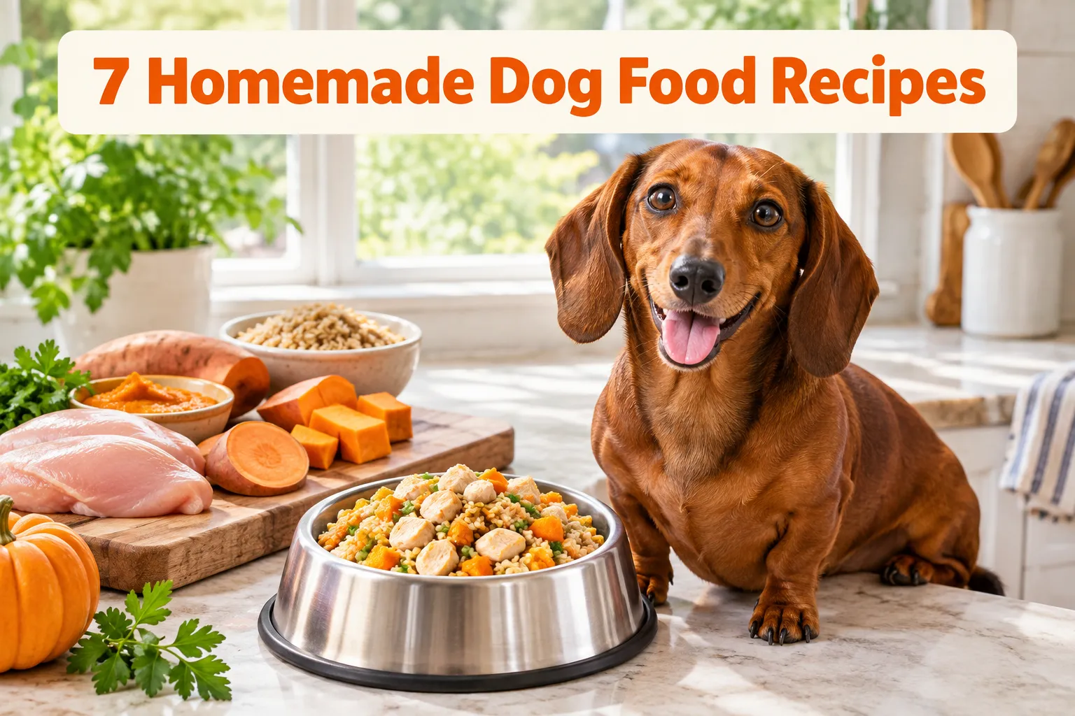 7 Homemade Dog Food Recipes for Dachshunds That Support a Healthy Weight & Happy Back