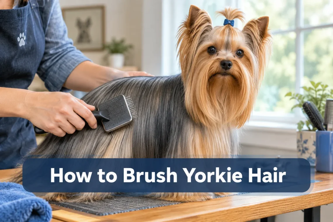 How to Brush Yorkie Hair: The 7-Minute Routine That Prevents Painful Mats