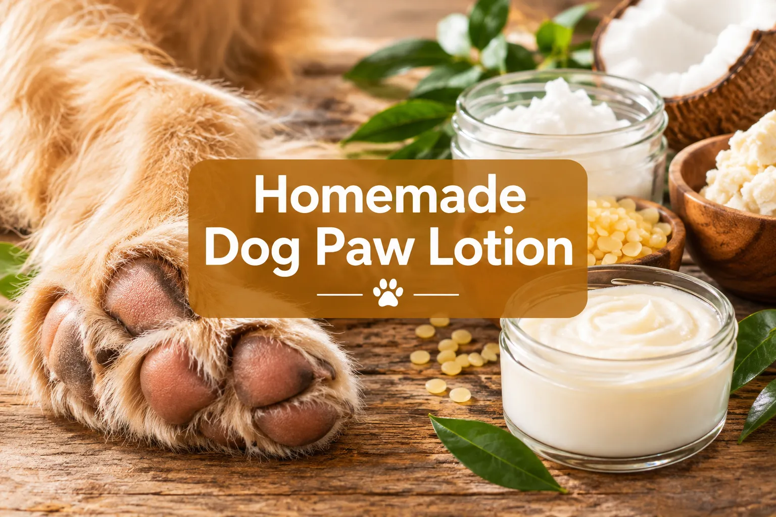 Homemade Dog Paw Lotion: 5 Soothing Ingredients for Soft, Healthy Paws